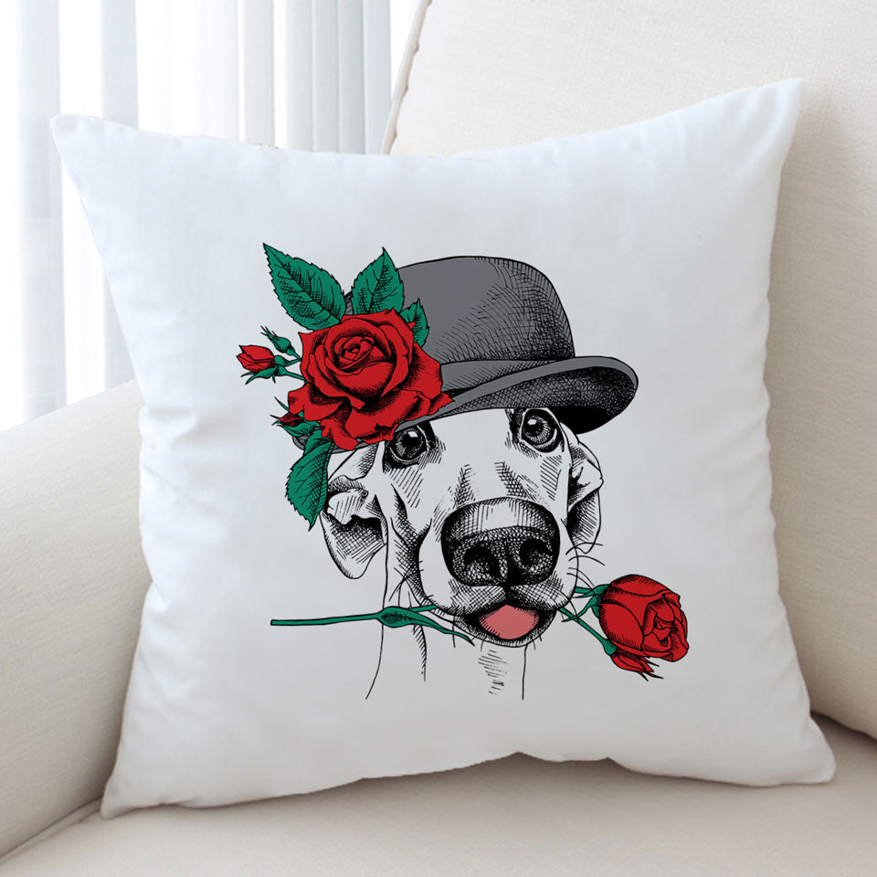 A Romantic Gentleman Dog Cushion