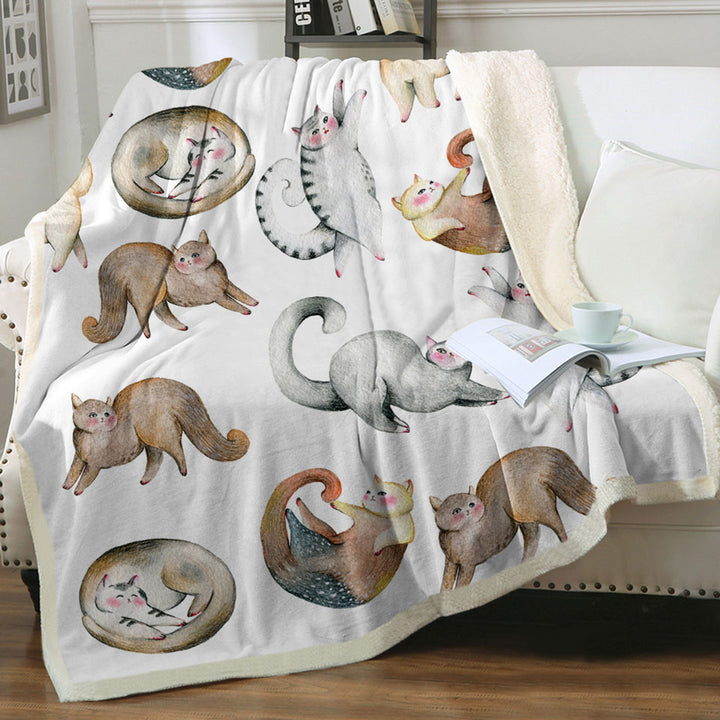 Adorable Blankets with Cute Cats