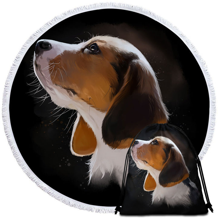 Adorable Dog Beach Towels