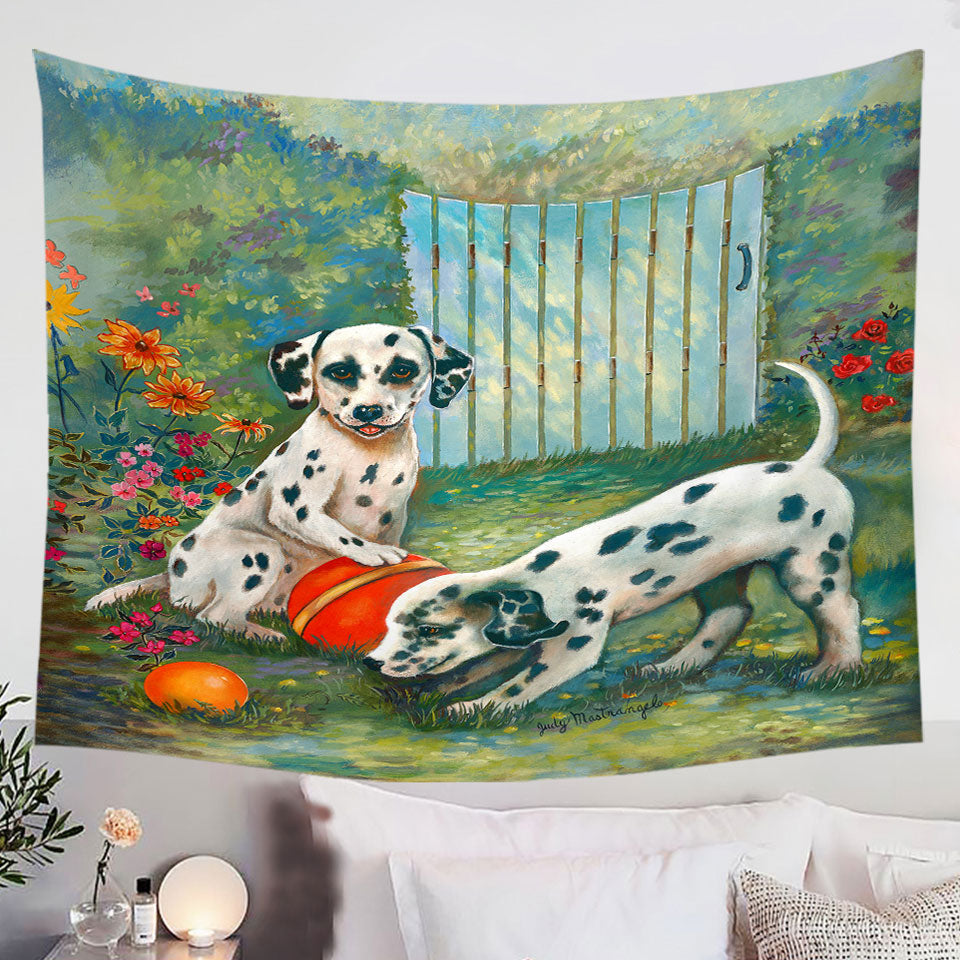 Adorable-Dogs-Art-Cute-Dalmatians-Tapestry