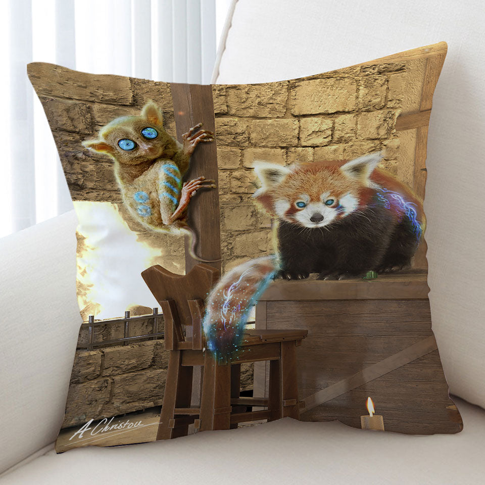 Adorable Fictional Creatures Decorative Cushions for Kids