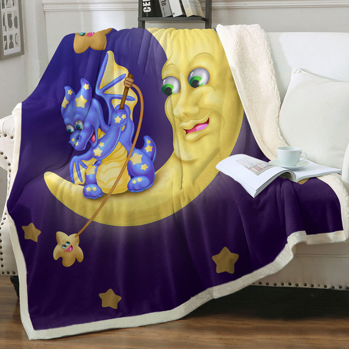 products/Adorable-Kids-Sherpa-Blanket-Baby-Dragon-on-the-Moon