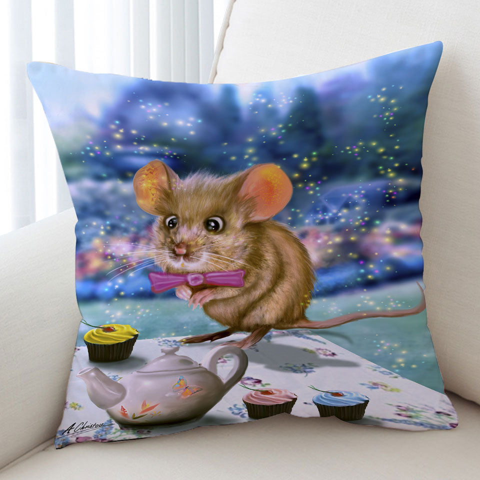 Adorable Mouse Dormouse Cushion Covers for Kids