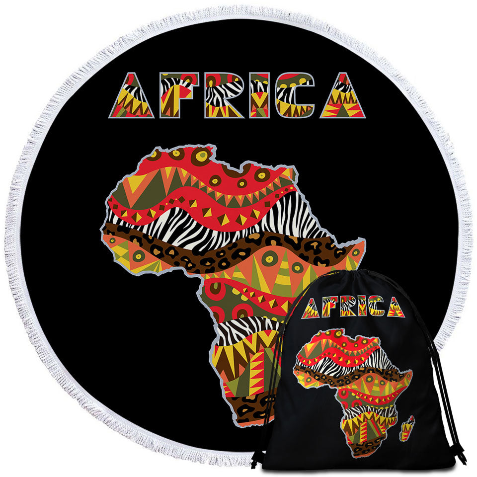 Africa Nice Beach Towels The African Continent