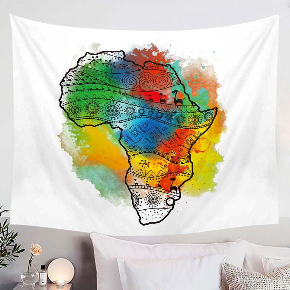 Africa Silhouette Wall Art