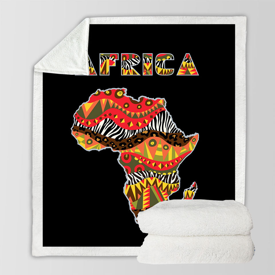 Africa Sofa Blankets The African Continent