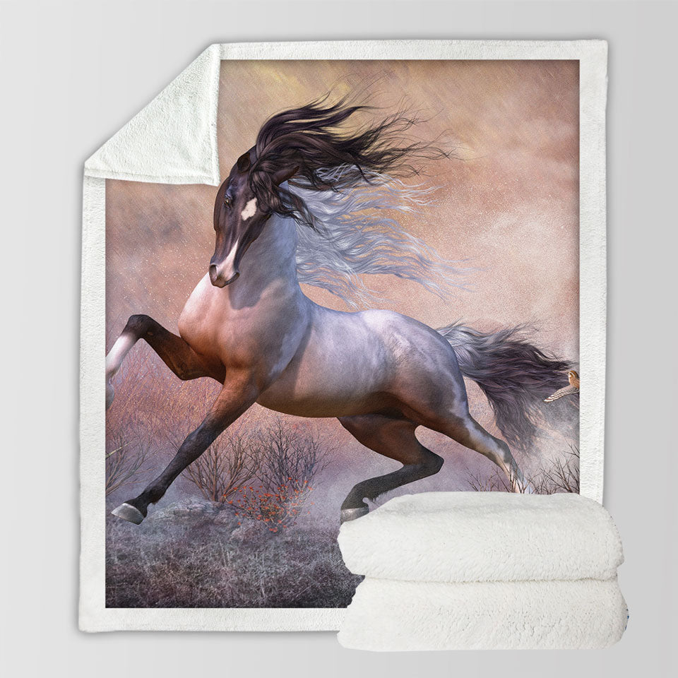 products/American-Wild-Spooked-Horse-Fleece-Throws