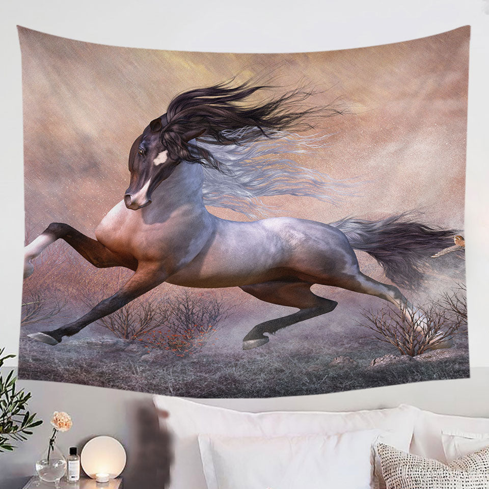 American-Wild-Spooked-Horse-Wall-Decor-Tapestry-Prints