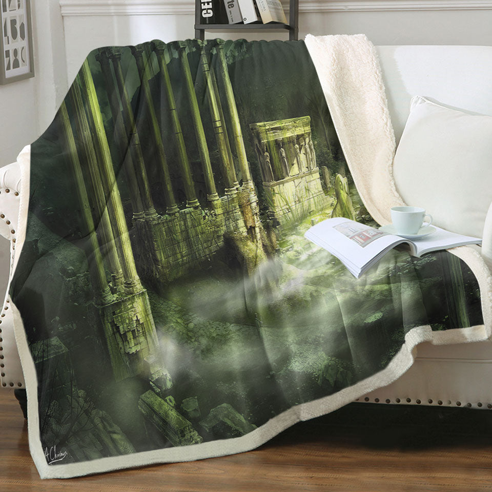 products/Ancient-Fantasy-Art-Fleece-Blankets-Ruined-Temple