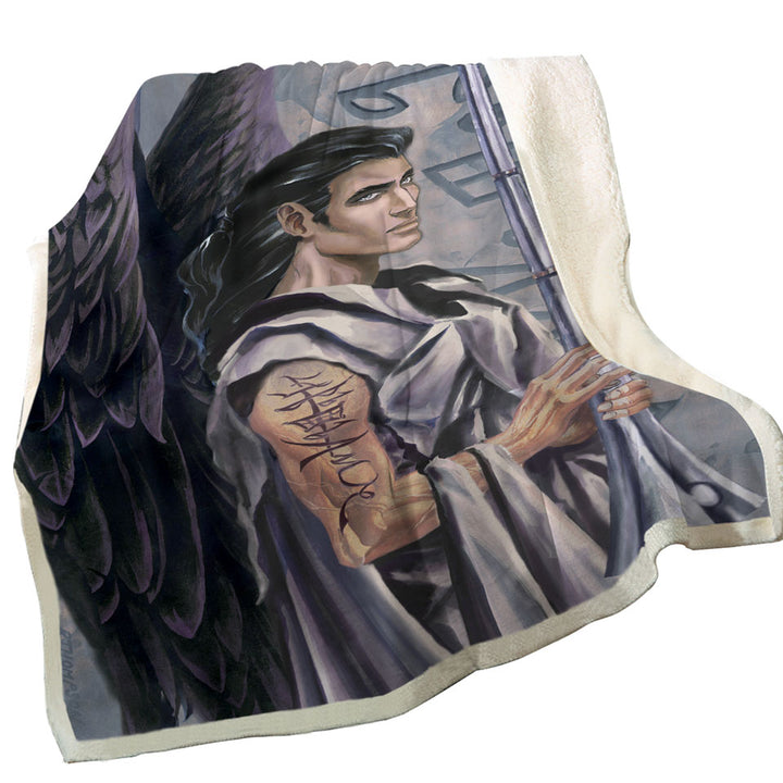 Angel Throw Blanket Gabriel the Voice of God
