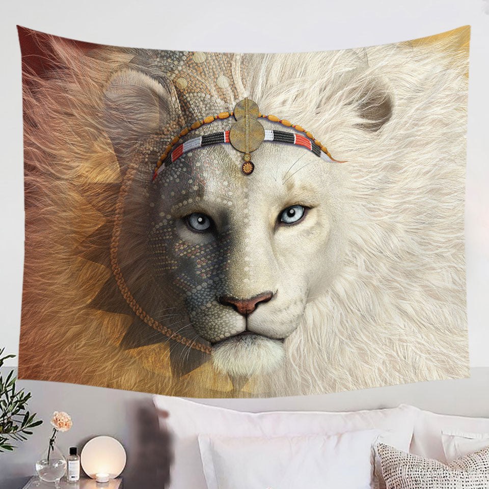 Animal-Art-Amari-the-White-Lion-Tapestry