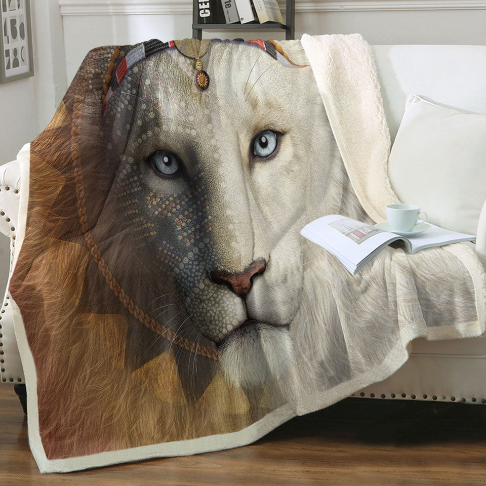 products/Animal-Art-Amari-the-White-Lion-Throw-Blanket