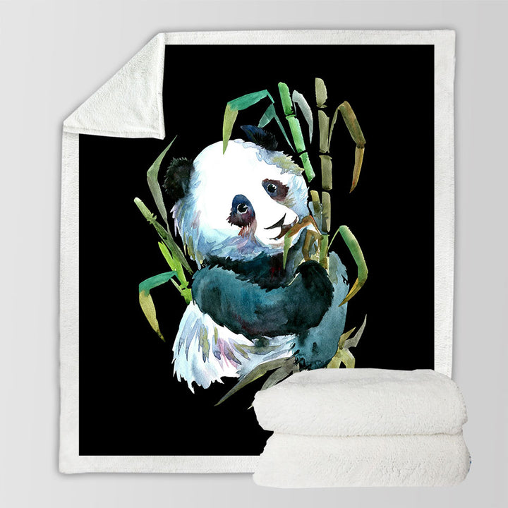 Animal Couch Throws Art Painting Panda