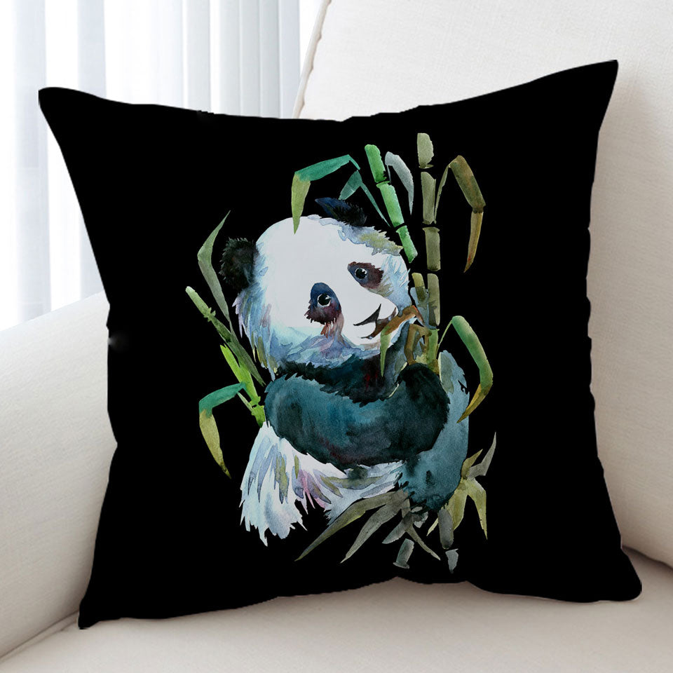 Animal Sofa Pillows Art Painting Panda