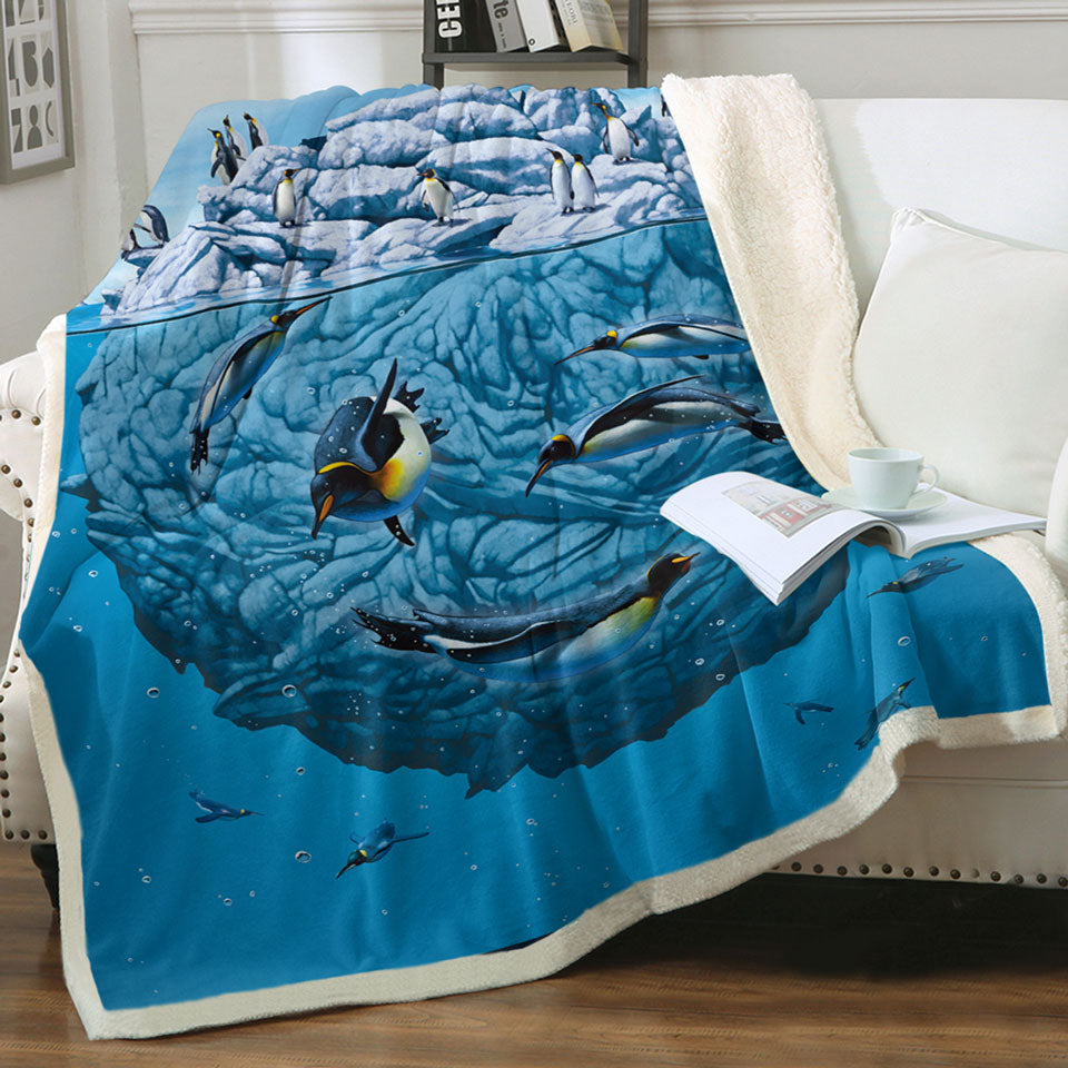 products/Animals-Art-Colony-of-Penguins-Throw-Blanket