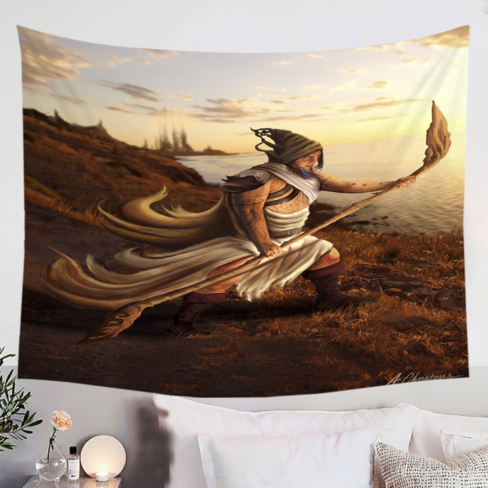 Arcturios-Fantasy-Art-Warrior-Tapestry