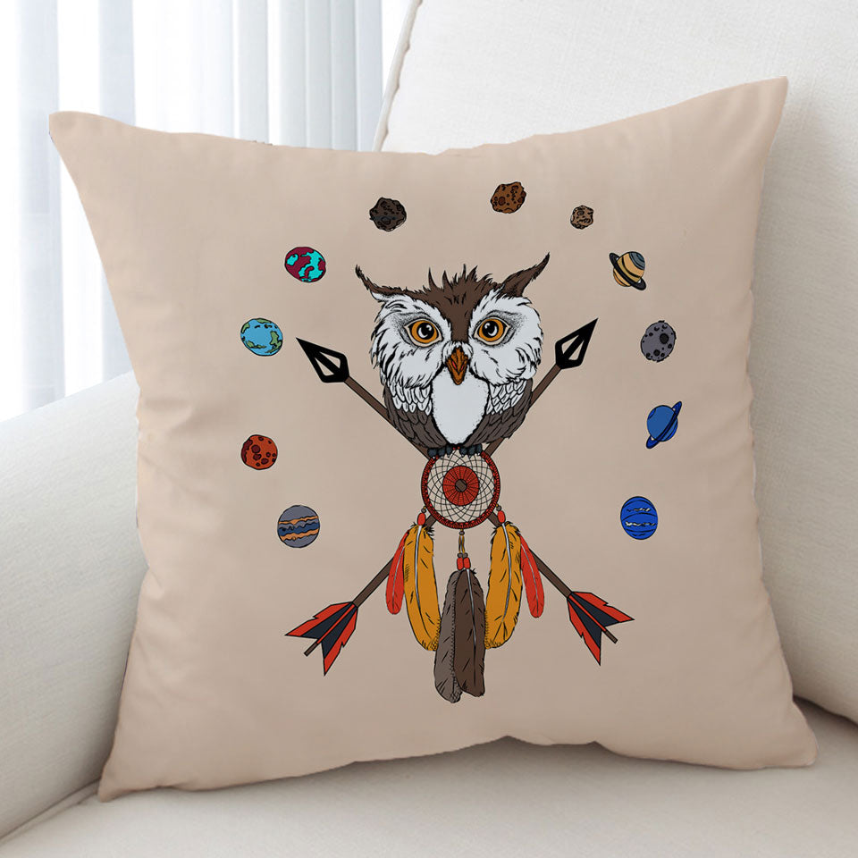 Arrows Dream Catcher and Owl Cushion Covers