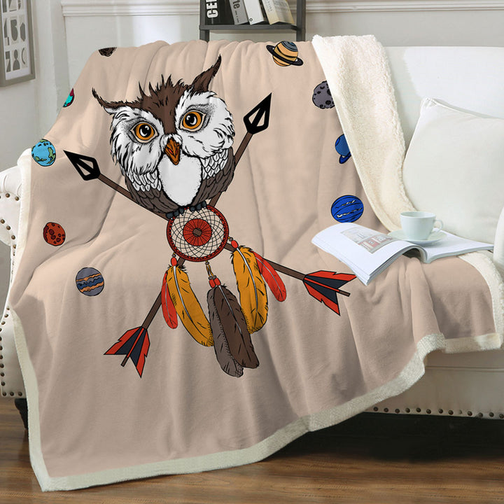 Arrows Dream Catcher and Owl Throws