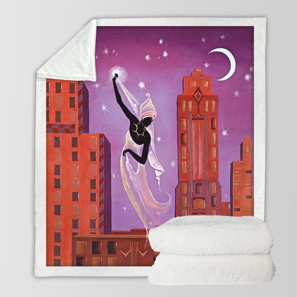 products/Art-Deco-Unique-Throws-Scarf-Night-City-Dancing-Painting