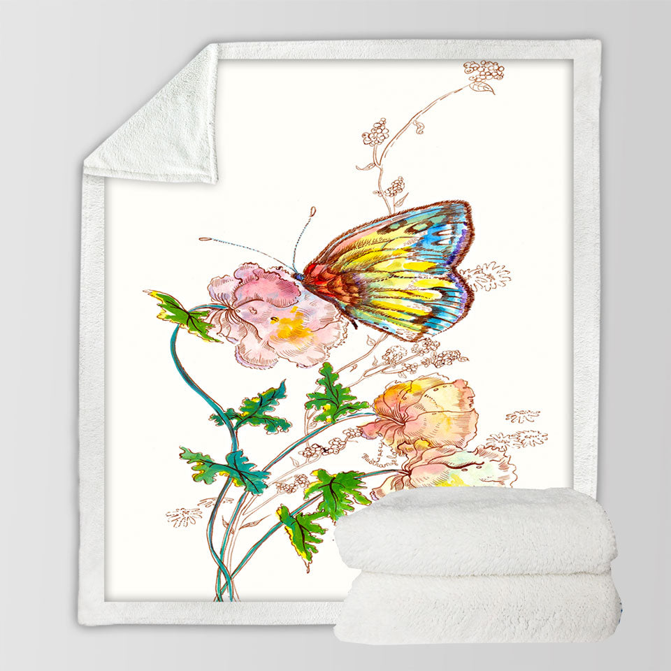 products/Art-Drawing-Butterfly-Throws