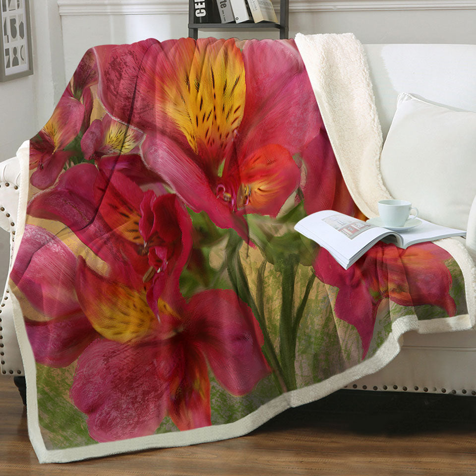products/Art-Painting-Bright-Orchids-Flowers-Decorative-Throws