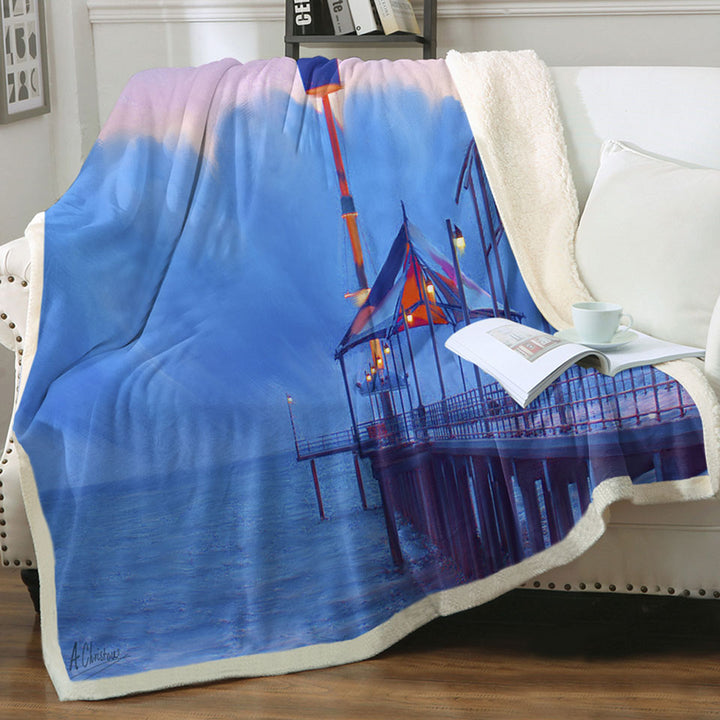 products/Art-Painting-Brighton-Beach-Sunset-Couch-Throws