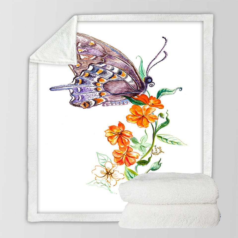 products/Art-Painting-Butterfly-Sherpa-Blanket