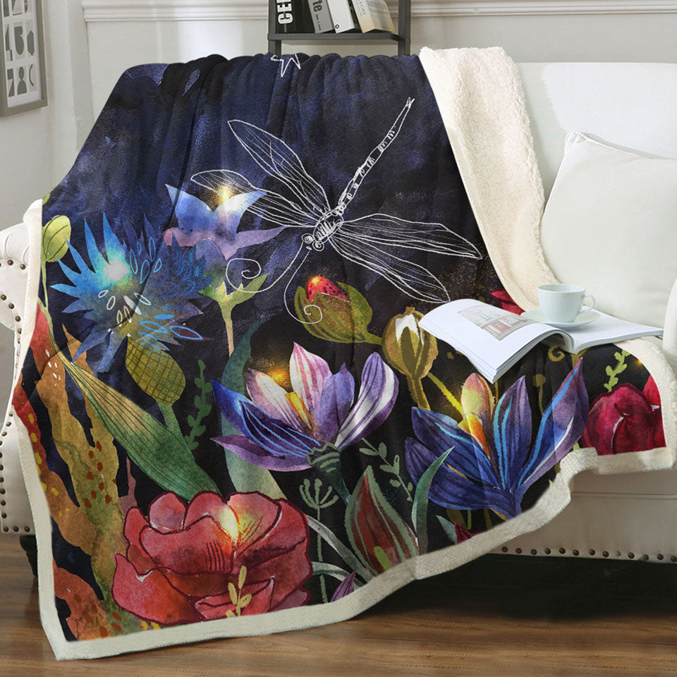 Art Painting Floral Throws