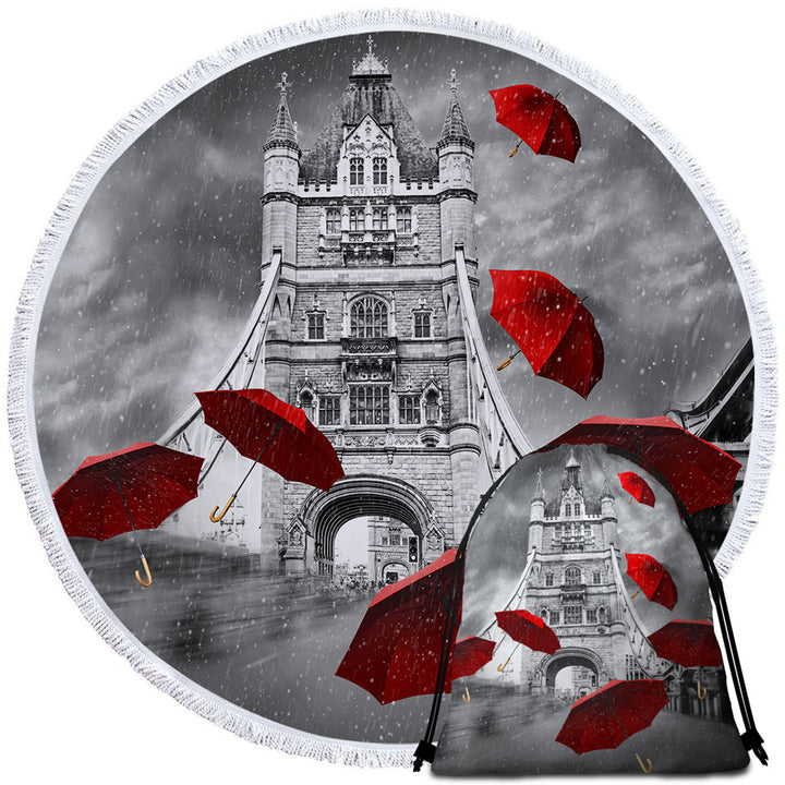 Artistic Beach Towels Photo London Bridge