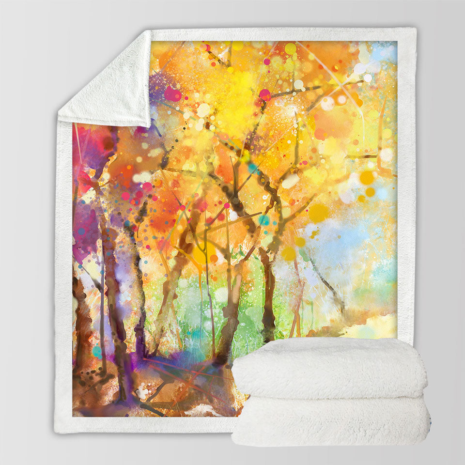 Artistic Blankets Autumn Forest