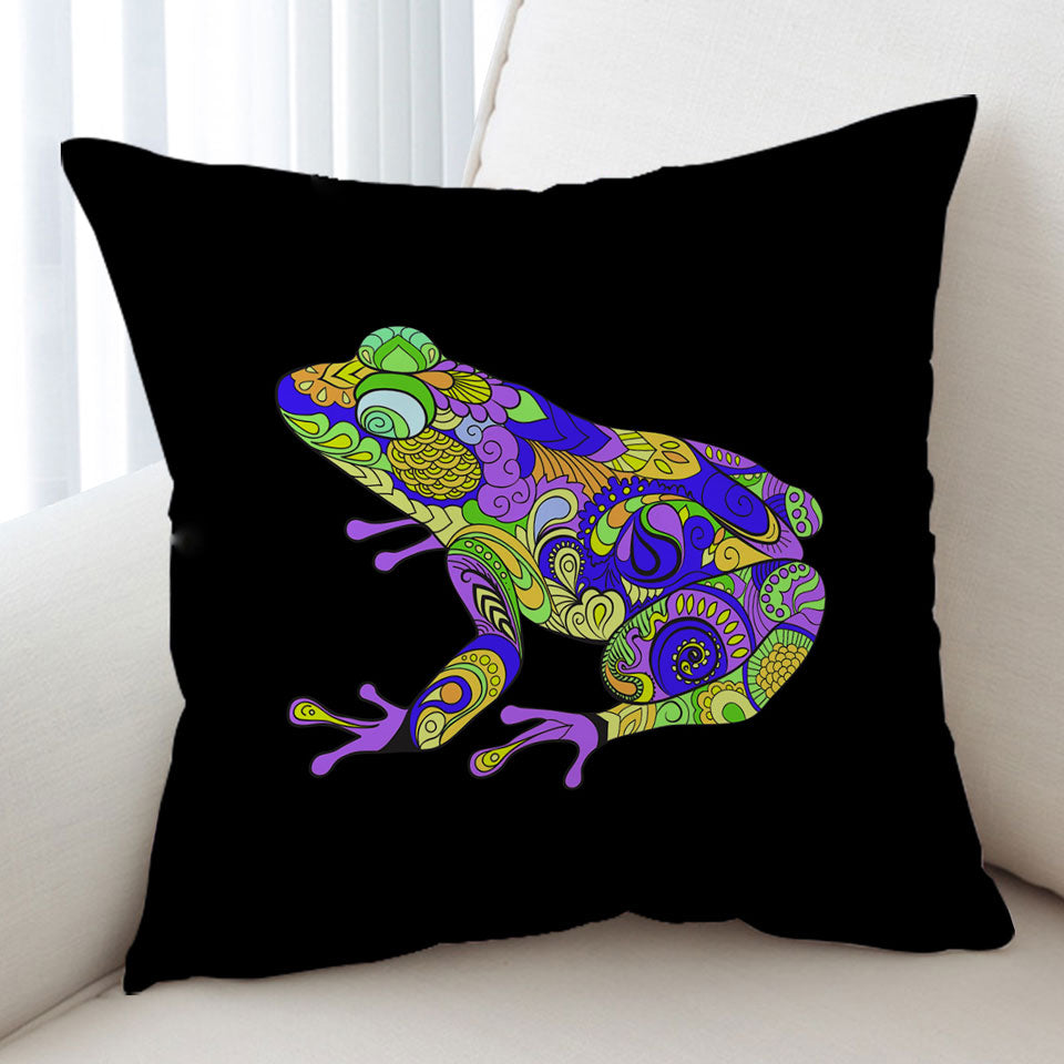 Artistic Frog Cushion
