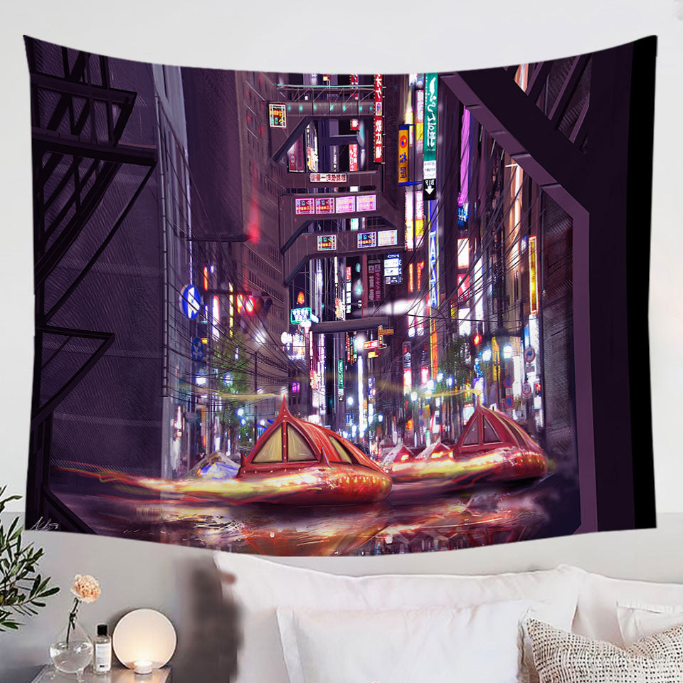 Artistic-Future-Tokyo-City-Wall-Art