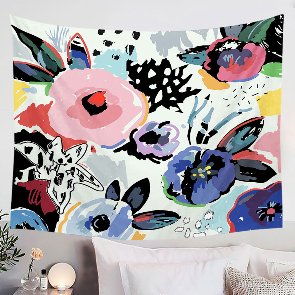 Dogs Wall Decor Play With Me Adorable Pug Tapestry