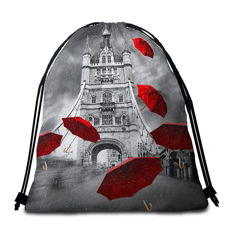 Artistic Photo London Bridge Beach Towel Pack