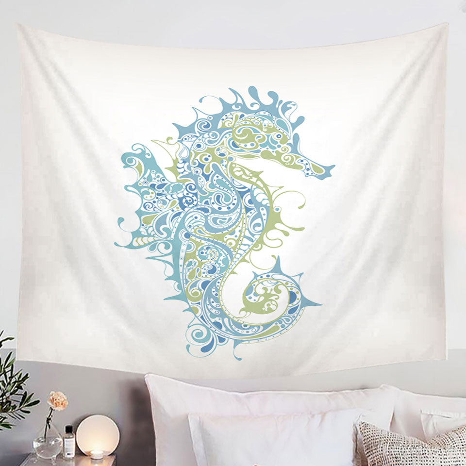 Artistic Seahorse Wall Art