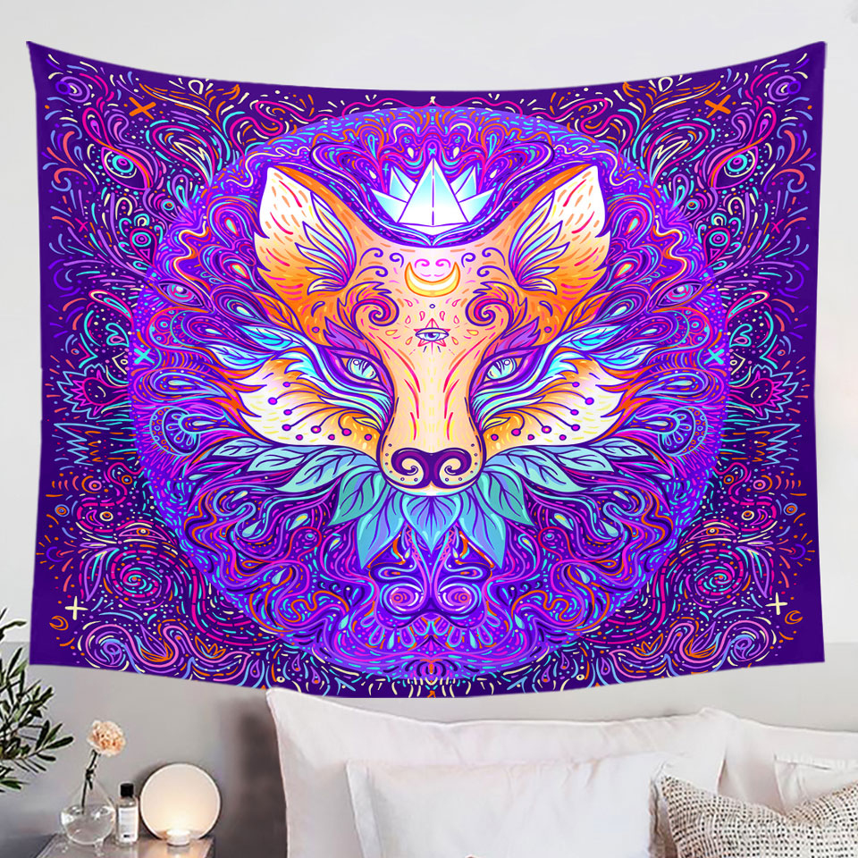 Artistic Wall Art with Oriental Royal Fox