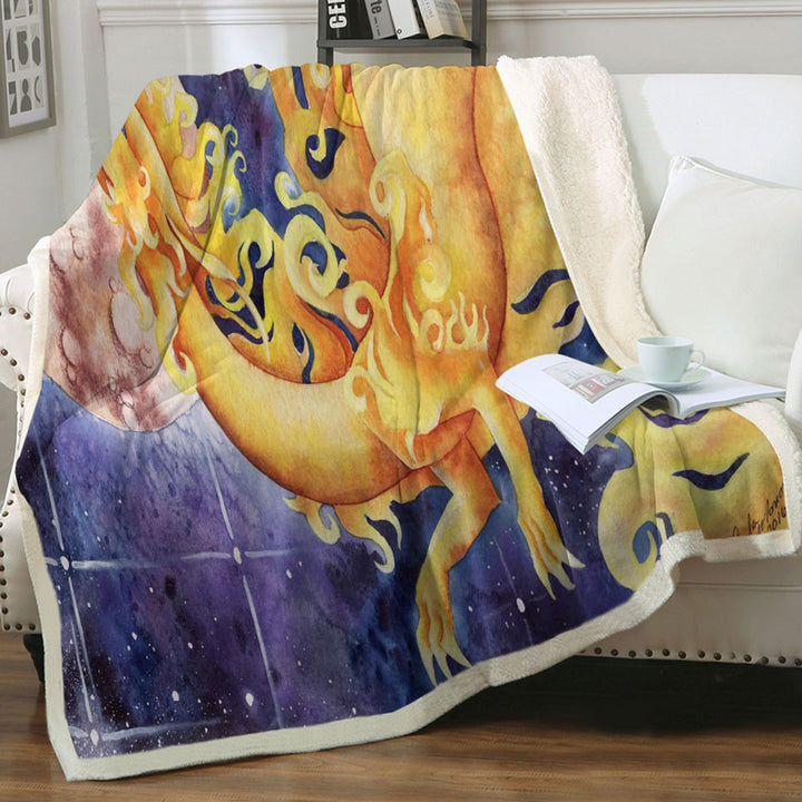 products/As-the-Sun-Dances-Yellow-Dragon-Art-Couch-Throws