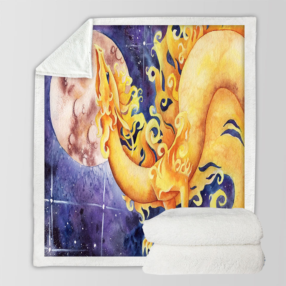 products/As-the-Sun-Dances-Yellow-Dragon-Art-Sofa-Blankets-for-Sale