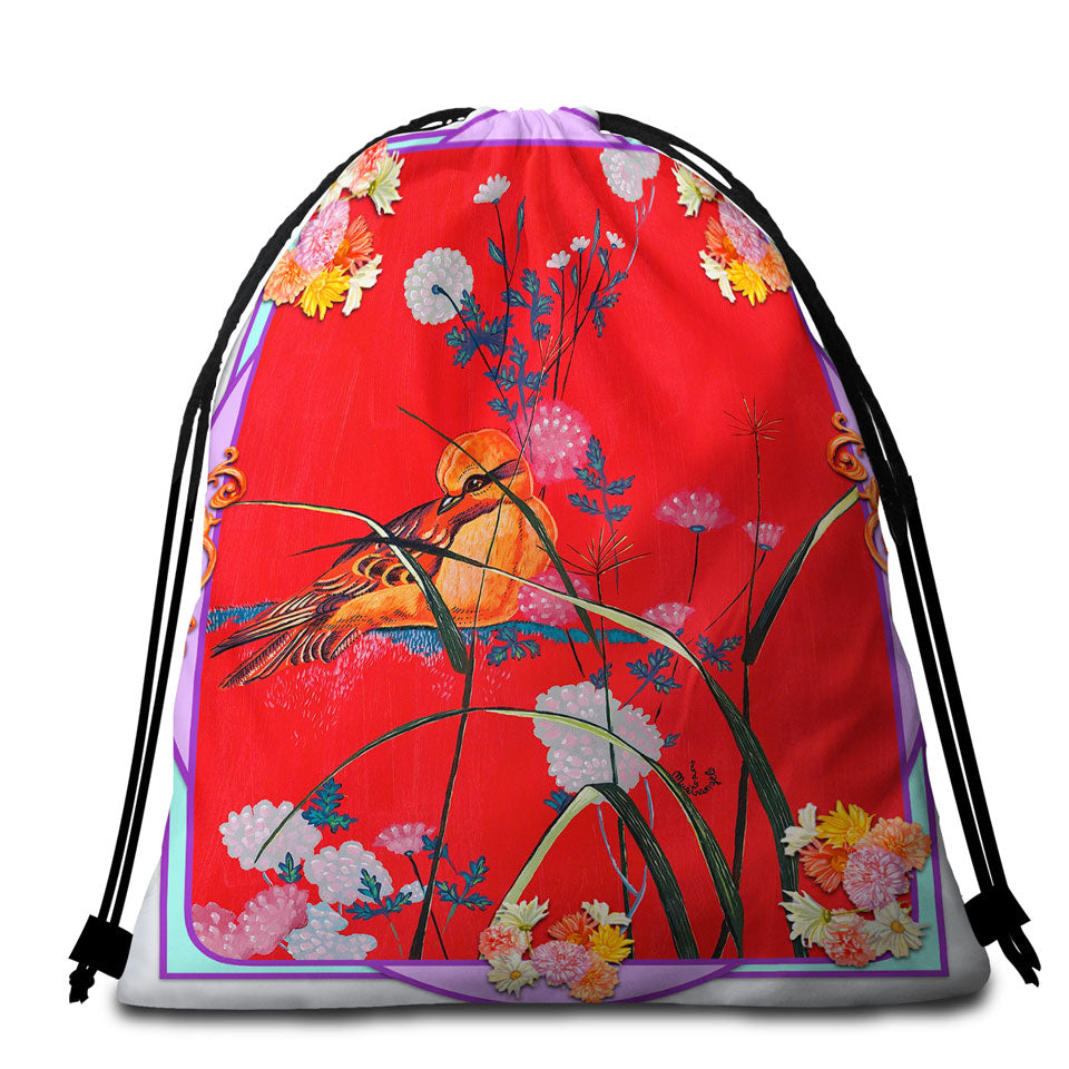 Native American Animal Art Painted Turtle Beach Bags and Towels