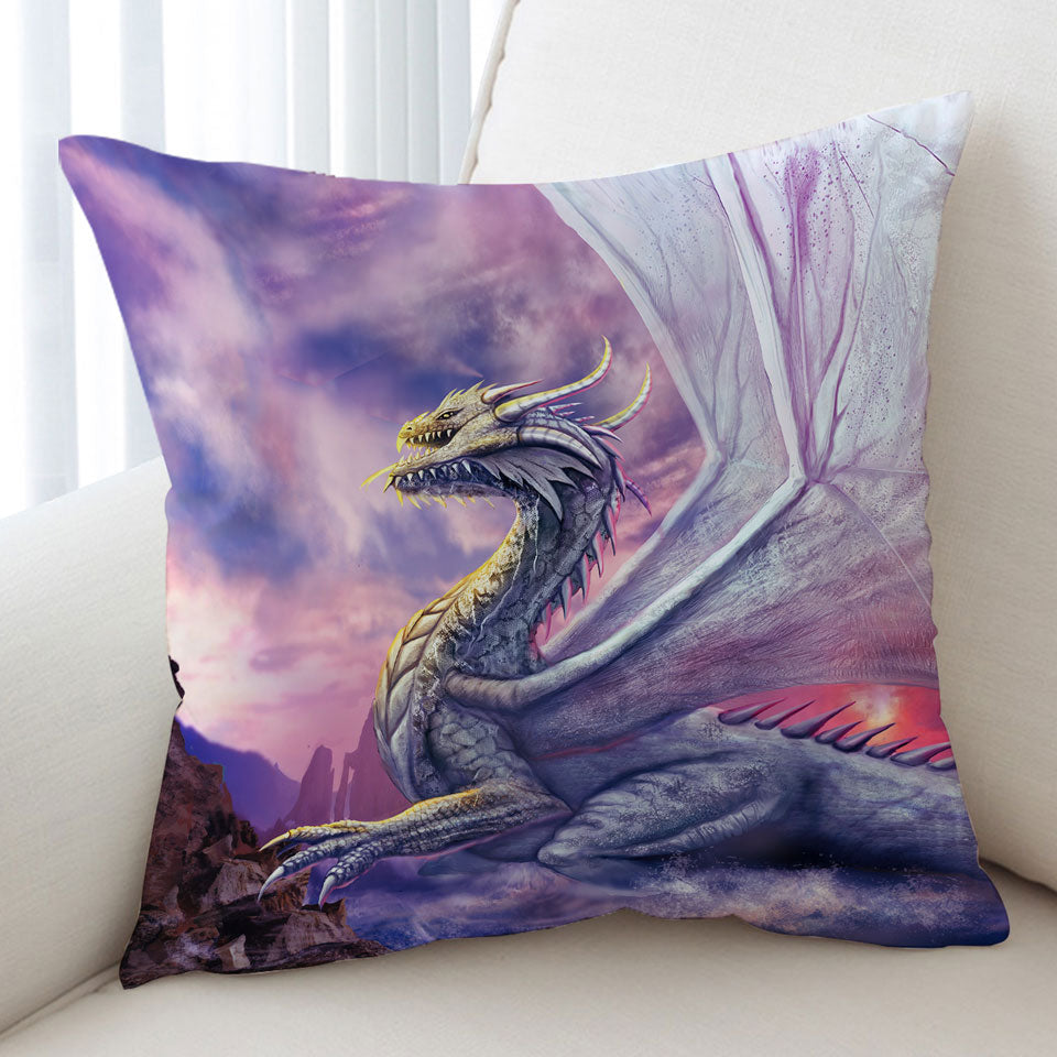 Attaxia Cool Purple Dragon Cushion Cool Room Decor