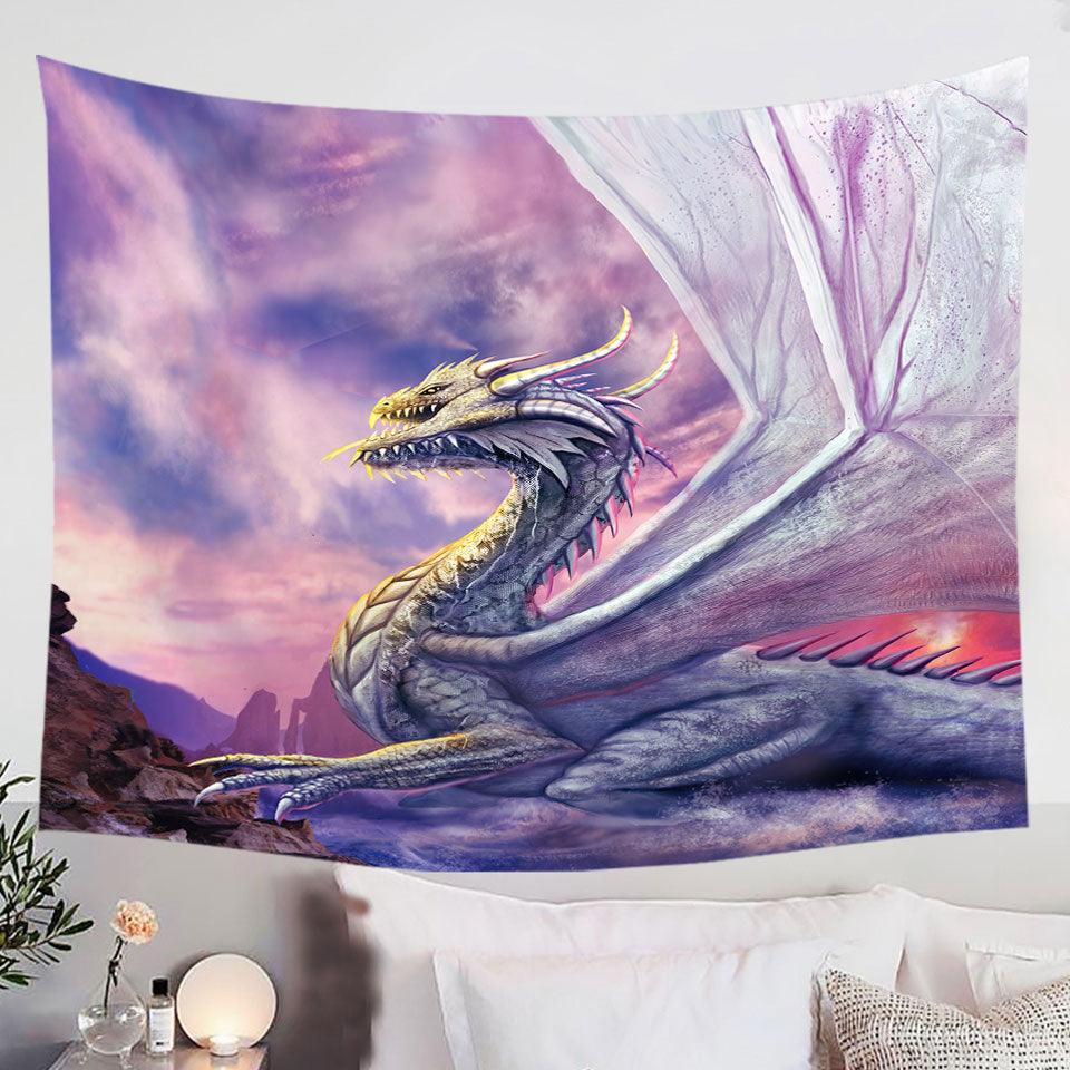 Attaxia-Cool-Purple-Dragon-Wall-Art-for-Cool-Rooms