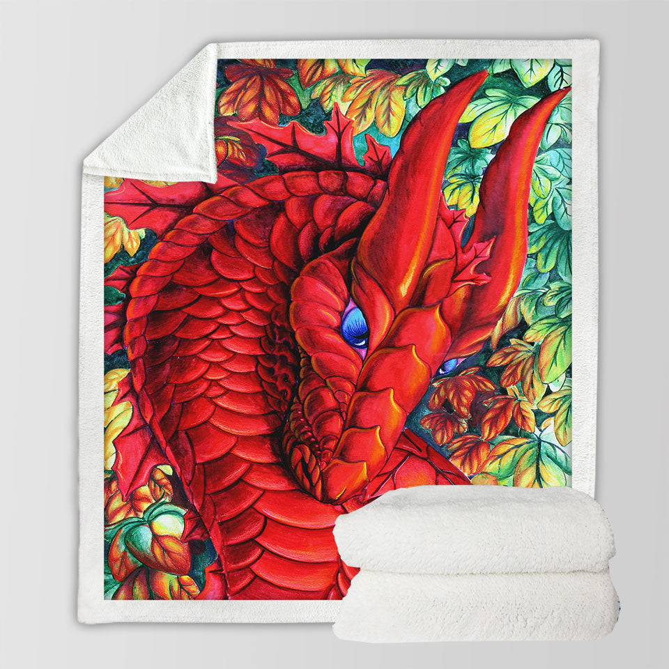 products/Autumn-Leaves-and-Red-Dragon-Throw-Blanket