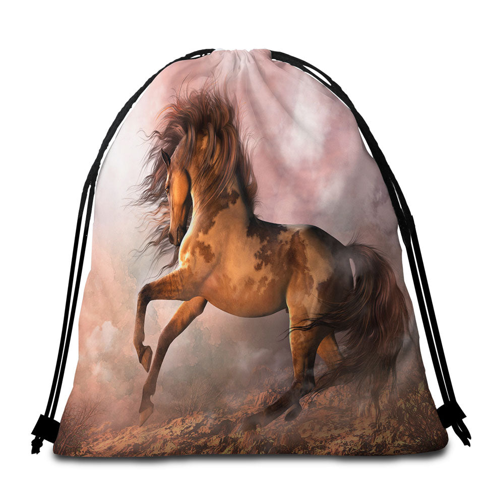 Awesome Beach Bags and Towels Wild Horse the Wild Spirit