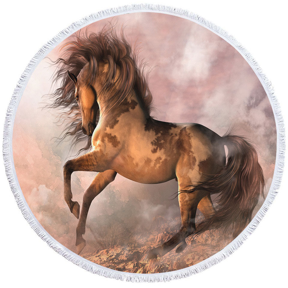 Awesome Beach Towels Wild Horse the Wild Spirit