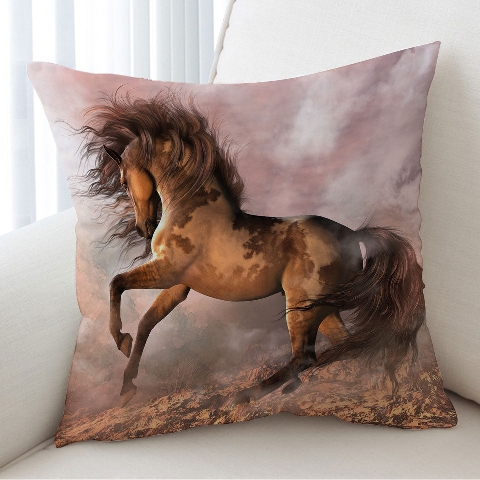 Awesome Cushion Covers Wild Horse the Wild Spirit