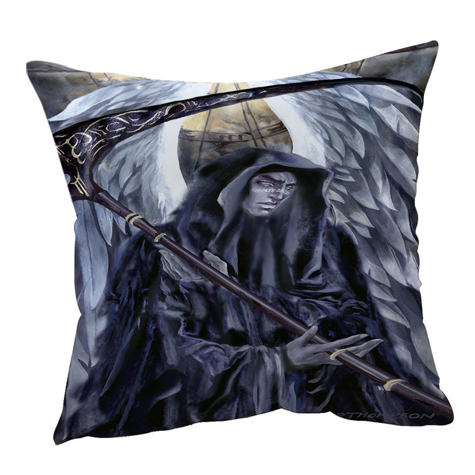 Azriel Cool Pillow Covers Angel of Death Dark Art Drawing