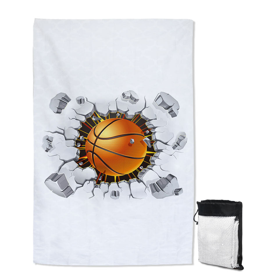 Basketball Lightweight Beach Towel
