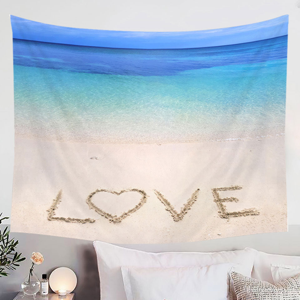 Beach Tapestry The Beach of Love