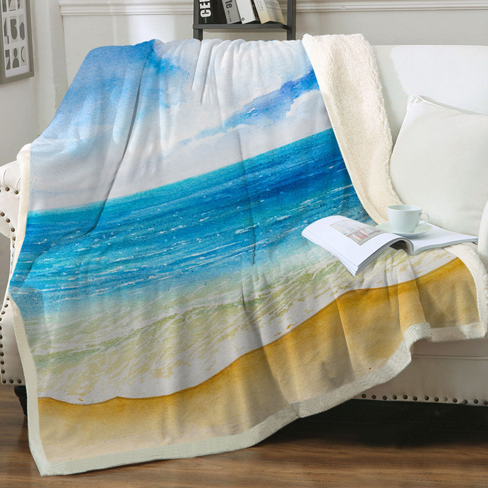 Beach and Ocean Couch Throws