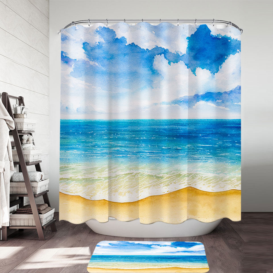 Beach and Ocean Shower Curtain